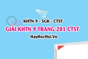 Giải KHTN 9 trang 201 Chân trời sáng tạo SGK